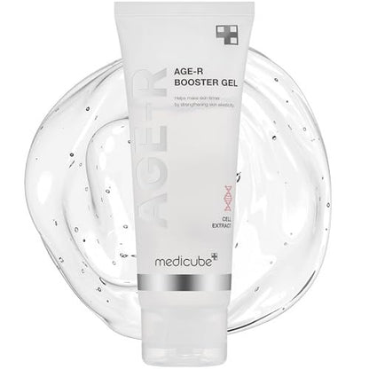 Medicube Age-R Booster Gel Serum – Moisturizing & Nourishing Face Serum with Plant Stem Cell Extract, Hyaluronic Acid & Collagen – Hypoallergenic Korean Skin Care (3.38 fl oz) Avelisse