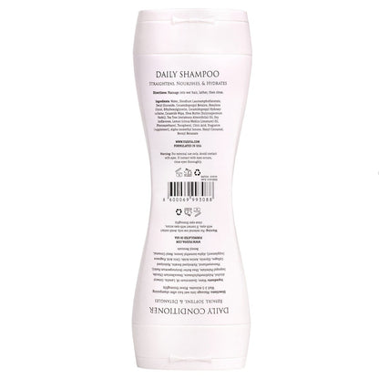 YUDIVA 2-in-1 Shea Butter Shampoo & Conditioner Set with Travel Bag – 15.2 Fl Oz for All Hair Types