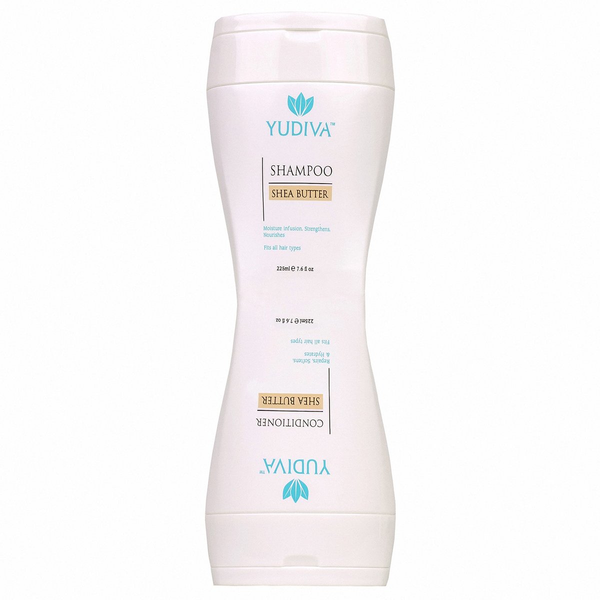 YUDIVA 2-in-1 Shea Butter Shampoo & Conditioner Set with Travel Bag – 15.2 Fl Oz for All Hair Types - görsel 4