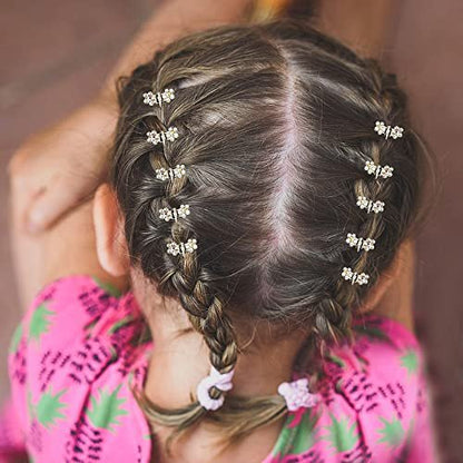 65-Pack Mini Claw Clips with No-Slip Grip - Glitter and Rhinestone Hair Accessories in Mixed Colors, Metal Clamps for Girls and Women
