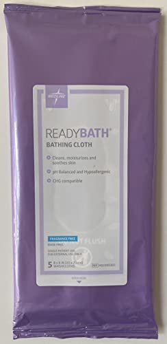 ReadyBath Bathing Cloth with Aloe Vera – Gentle No-Rinse Cleansing Wipes for Sensitive Skin, 1 Count - görsel 3