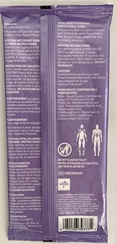 ReadyBath Bathing Cloth with Aloe Vera – Gentle No-Rinse Cleansing Wipes for Sensitive Skin, 1 Count - görsel 5