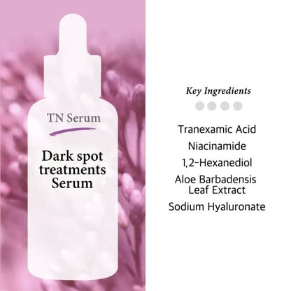 Cos De BAHA Tranexamic Acid 5% Serum – Niacinamide 5%, Hyaluronic Acid & Aloe for Brightening, Dark Spots & Uneven Tone, Melasma Remover (60 ml / 2 Fl Oz) Avelisse