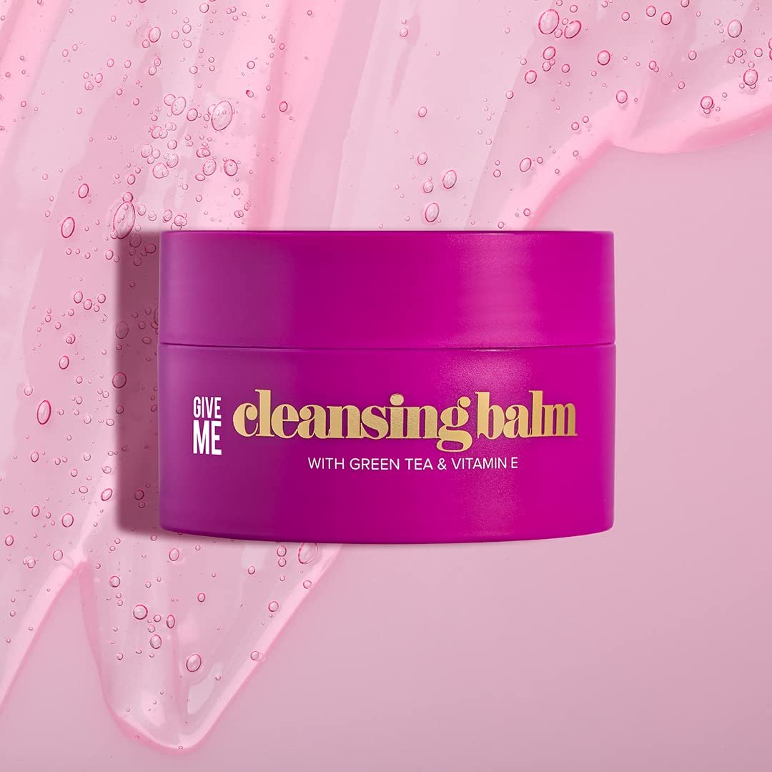 Give Me Cosmetics Cleansing Balm with Green Tea & Vitamin E – Hydrating Makeup Remover for All Skin Types, Paraben-Free - görsel 7