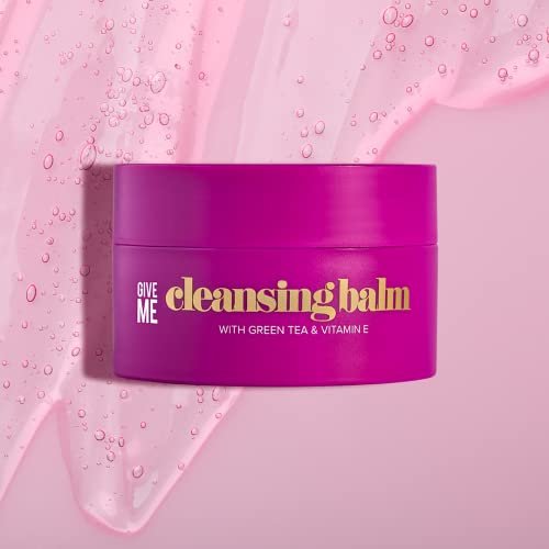 Give Me Cosmetics Cleansing Balm with Green Tea & Vitamin E – Hydrating Makeup Remover for All Skin Types, Paraben-Free - görsel 8