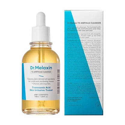 Dr.Melaxin TX Tranexamic Acid Ampoule Cleanser 100ml - Moisturizing & Soothing Face Wash for Sensitive Skin Avelisse