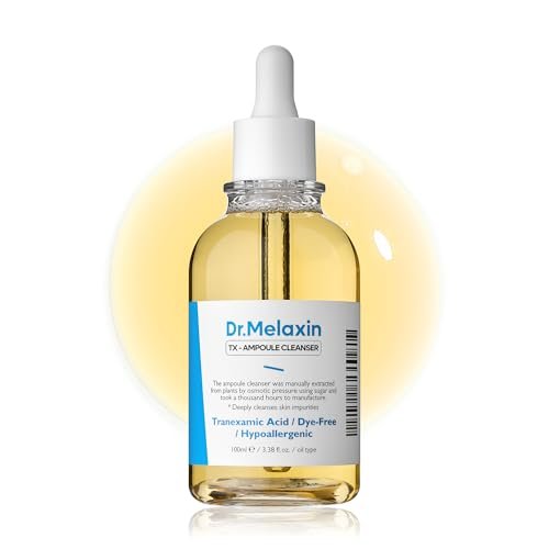 Dr.Melaxin TX Tranexamic Acid Ampoule Cleanser 100ml - Moisturizing & Soothing Face Wash for Sensitive Skin Avelisse
