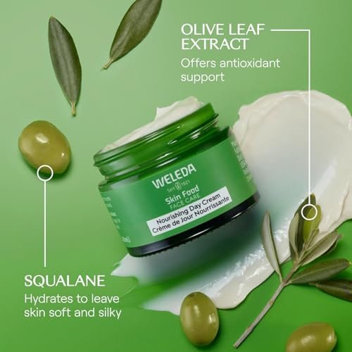 Weleda Skin Food Face Care Nourishing Day Cream - Plant Rich Moisturizer with Olive Leaf Extract, Squalane and Chamomile, 1.3 Fl Oz - görsel 6