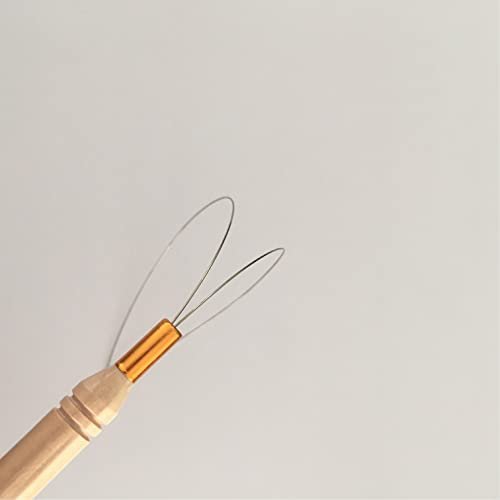 BlingKingdom 3pcs Hair Extension Loop Needle Threader Pulling Hook Tool and Bead Device Tool for Hair or Feather Extensions - Wooden and Stainless Steel - görsel 5