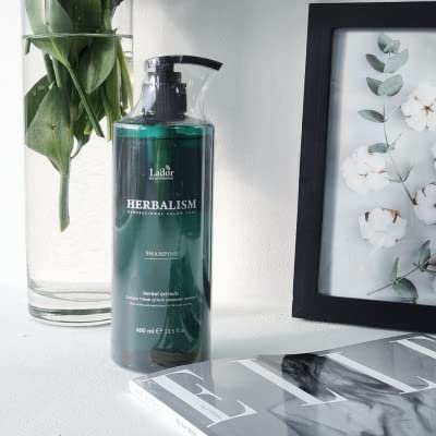 LA'DOR Herbalism Hair Shampoo 400ml - Strengthens Roots, Prevents Hair Loss with 7 Herbal Extracts, Panthenol & Amino Acids - görsel 10