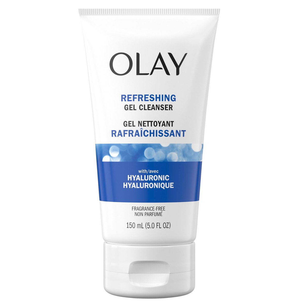 Olay Regenerist Hyaluronic + Peptide 24 Face Wash, Fragrance-Free, 5.0 fl oz - görsel 1