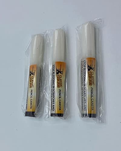 Classic Samurai Styptic Pen Type Traditional Shaving Cut Alum Block 12-Pack Avelisse