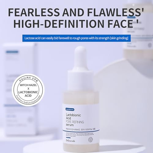 DEleventh Korean Brand Lactobionic Acid Face Serum - Shrink Pores, Balance Oil & Water, Remove Blackheads, Smooth & Radiant Skin, Reduce Fine Lines, Improve Texture (1.22 Fl Oz) - görsel 3