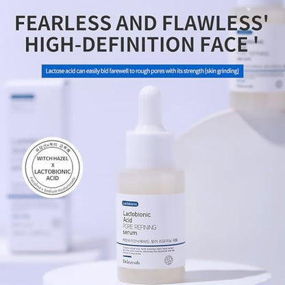 DEleventh Korean Brand Lactobionic Acid Face Serum - Shrink Pores, Balance Oil & Water, Remove Blackheads, Smooth & Radiant Skin, Reduce Fine Lines, Improve Texture (1.22 Fl Oz)