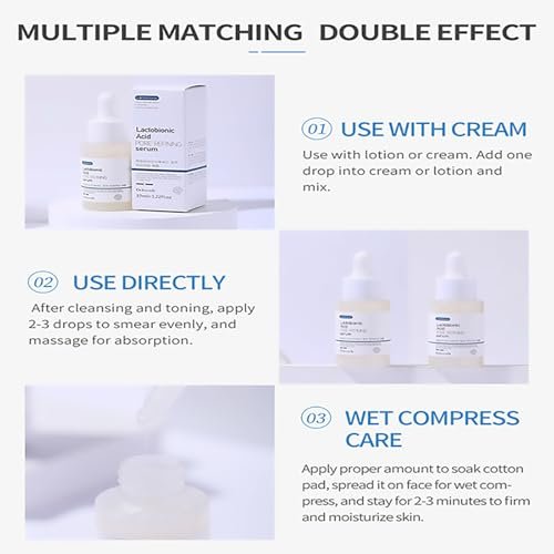 DEleventh Korean Brand Lactobionic Acid Face Serum - Shrink Pores, Balance Oil & Water, Remove Blackheads, Smooth & Radiant Skin, Reduce Fine Lines, Improve Texture (1.22 Fl Oz) - görsel 11