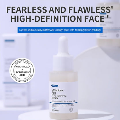 DEleventh Korean Brand Lactobionic Acid Face Serum - Shrink Pores, Balance Oil & Water, Remove Blackheads, Smooth & Radiant Skin, Reduce Fine Lines, Improve Texture (1.22 Fl Oz)