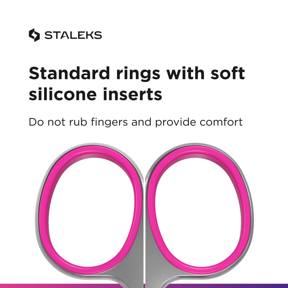 Staleks Professional Cuticle Scissors – Stainless Steel, Extra Fine Curved Blades – Smart 41 Type 3 SS-41/3 - görsel 12