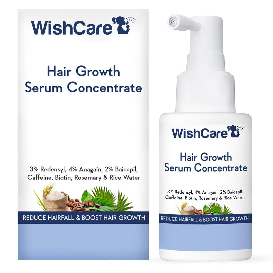 WishCare Hair Growth Serum Concentrate – Rosemary, 3% Redensyl, 4% Anagain, 2% Baicapil, Caffeine, Biotin, Plant Keratin & Rice Water - görsel 2