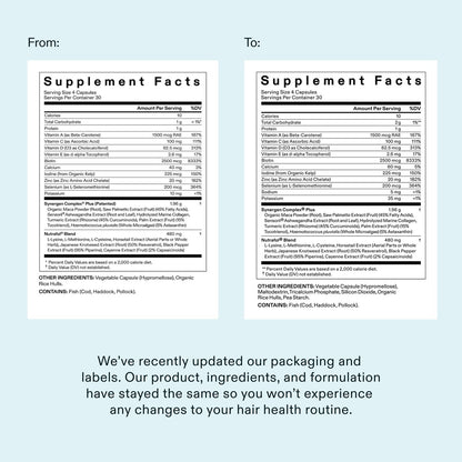 Nutrafol Women's Balance Hair Growth Supplements, Ages 45 and Up, Clinically Proven for Visibly Thicker Hair and Scalp Coverage in 3-6 Months, Dermatologist Recommended - 1 Month Supply Refill Pouch Avelisse