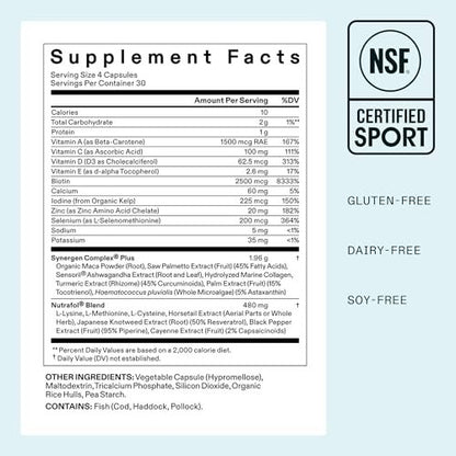 Nutrafol Women's Balance Hair Growth Supplements, Ages 45 and Up, Clinically Proven for Visibly Thicker Hair and Scalp Coverage in 3-6 Months, Dermatologist Recommended - 1 Month Supply Refill Pouch Avelisse