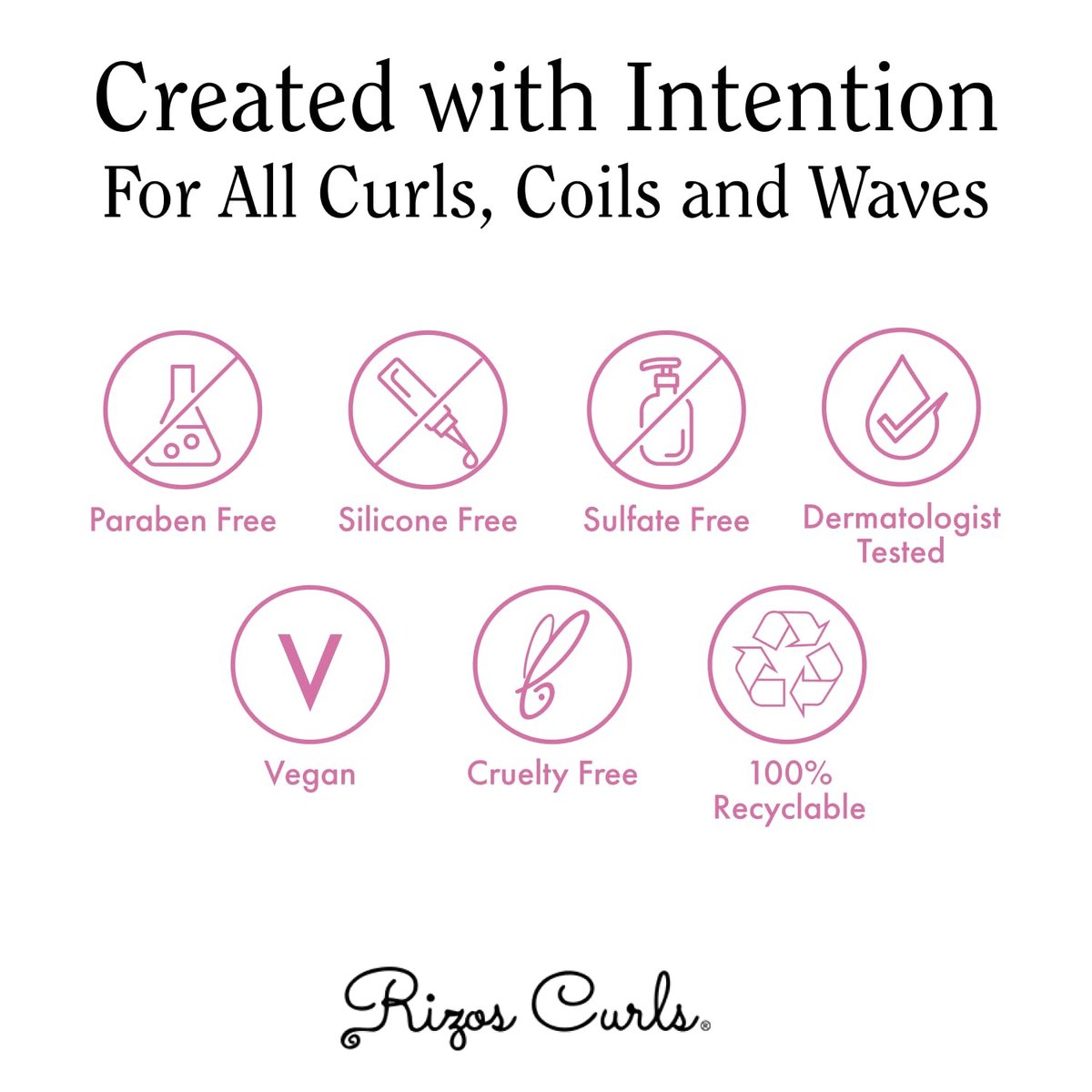 Rizos Curls Alcohol-Free Curl Hair Spray – Flexible Hold, Volume & Frizz Control – Adds Shine & Bounce for All Hair Types 1a–4c – Sulfate, Paraben & Alcohol-Free Avelisse
