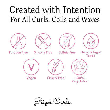 Rizos Curls Alcohol-Free Curl Hair Spray – Flexible Hold, Volume & Frizz Control – Adds Shine & Bounce for All Hair Types 1a–4c – Sulfate, Paraben & Alcohol-Free Avelisse
