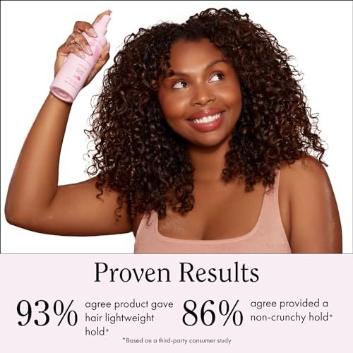 Rizos Curls Alcohol-Free Curl Hair Spray – Flexible Hold, Volume & Frizz Control – Adds Shine & Bounce for All Hair Types 1a–4c – Sulfate, Paraben & Alcohol-Free Avelisse
