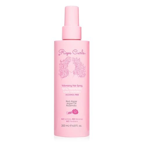 Rizos Curls Alcohol-Free Curl Hair Spray – Flexible Hold, Volume & Frizz Control – Adds Shine & Bounce for All Hair Types 1a–4c – Sulfate, Paraben & Alcohol-Free Avelisse