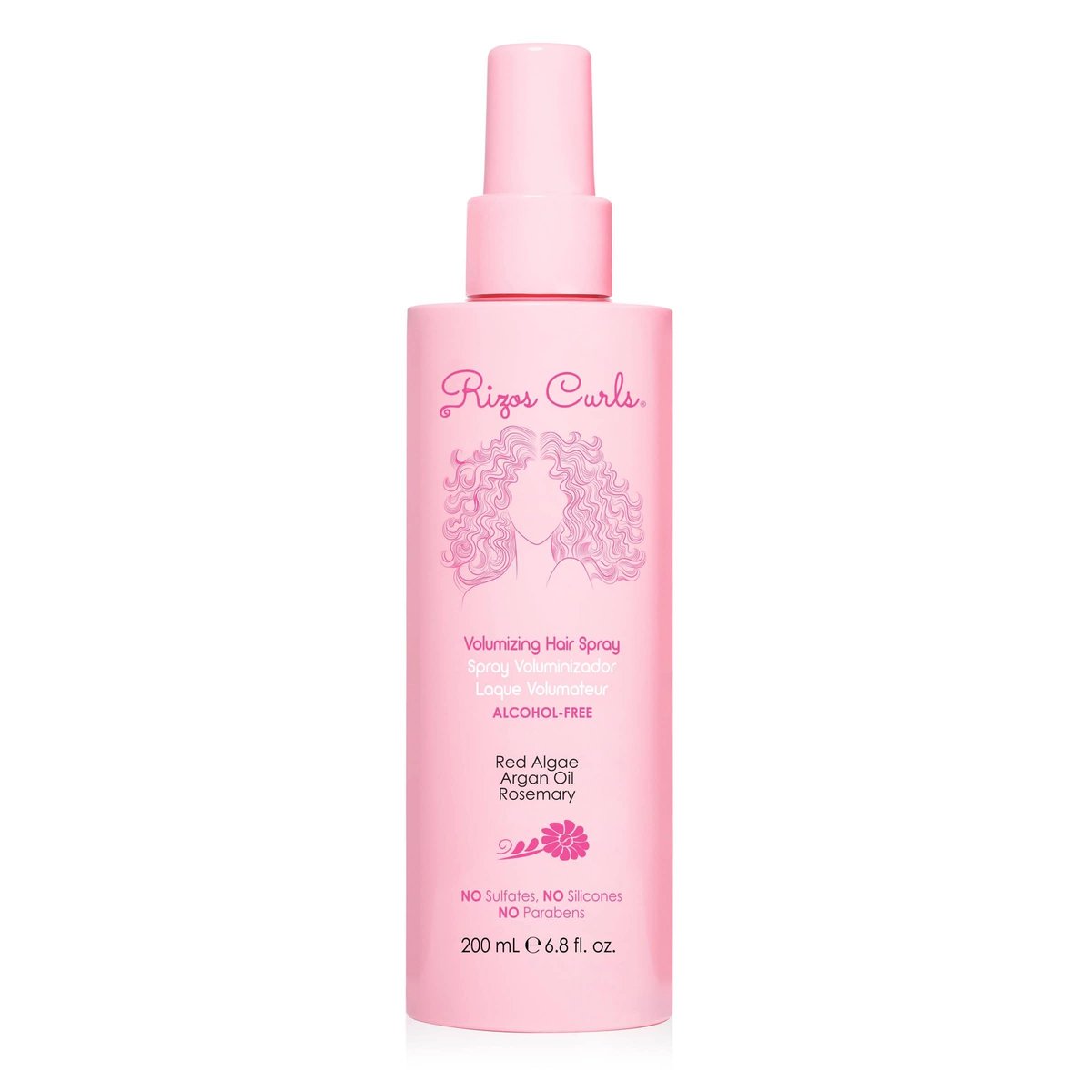 Rizos Curls Alcohol-Free Curl Hair Spray – Flexible Hold, Volume & Frizz Control – Adds Shine & Bounce for All Hair Types 1a–4c – Sulfate, Paraben & Alcohol-Free Avelisse