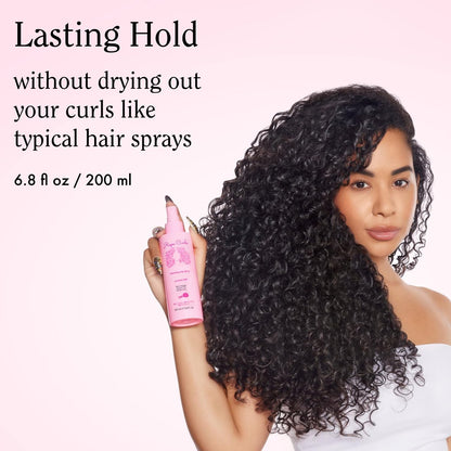 Rizos Curls Alcohol-Free Curl Hair Spray – Flexible Hold, Volume & Frizz Control – Adds Shine & Bounce for All Hair Types 1a–4c – Sulfate, Paraben & Alcohol-Free Avelisse