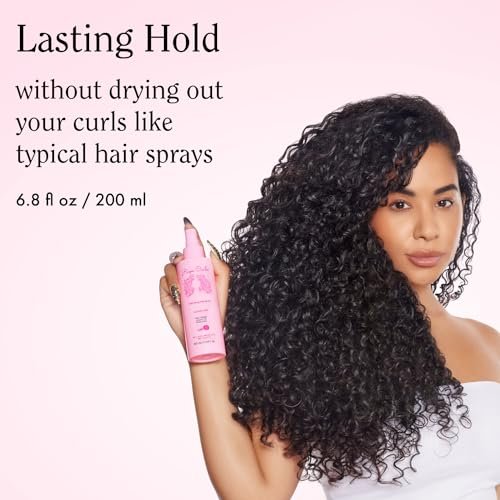 Rizos Curls Alcohol-Free Curl Hair Spray – Flexible Hold, Volume & Frizz Control – Adds Shine & Bounce for All Hair Types 1a–4c – Sulfate, Paraben & Alcohol-Free Avelisse