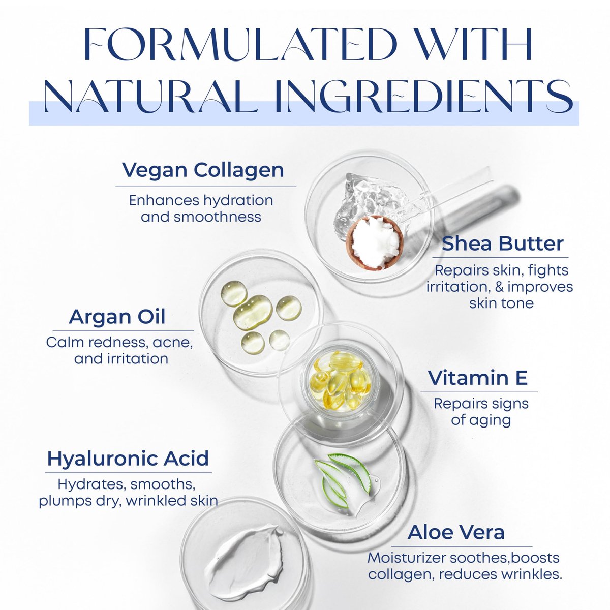 Skin 2.0 Hyaluronic Acid & Collagen Face Moisturizer – Deep Hydration, Firming & Anti-Aging Day Cream for Dry Skin – Dermatologist Tested, Korean Skin Care for All Skin Types, Clean Beauty – 1.69 Oz Avelisse