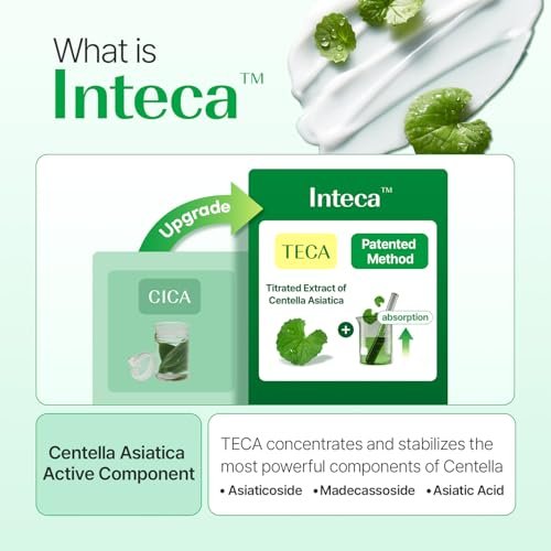 MAKE P:REM INTECA™ Soothing Cream – Advanced Non-Comedogenic Centella Asiatica Moisturizer for Acne-Prone & Sensitive Skin, Korean Vegan Face Cream, 2.70 fl oz Avelisse