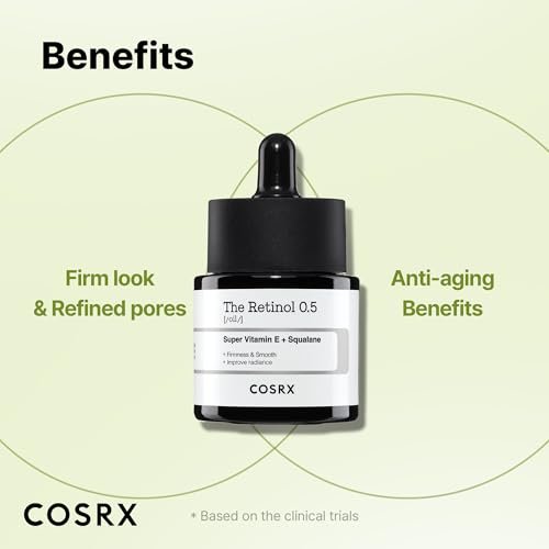 COSRX Retinol 0.5 Oil – Anti-Aging Face Serum with 0.5% Retinoid, Reduces Wrinkles & Fine Lines, Gentle Korean Skincare for Day & Night, Not Tested on Animals - görsel 10
