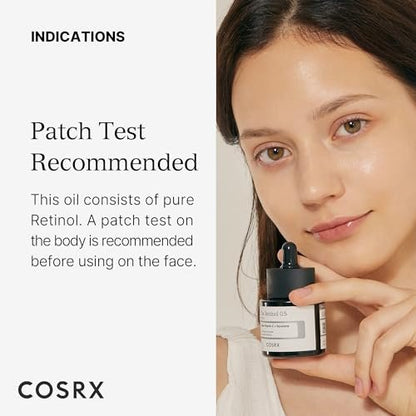 COSRX Retinol 0.5 Oil – Anti-Aging Face Serum with 0.5% Retinoid, Reduces Wrinkles & Fine Lines, Gentle Korean Skincare for Day & Night, Not Tested on Animals