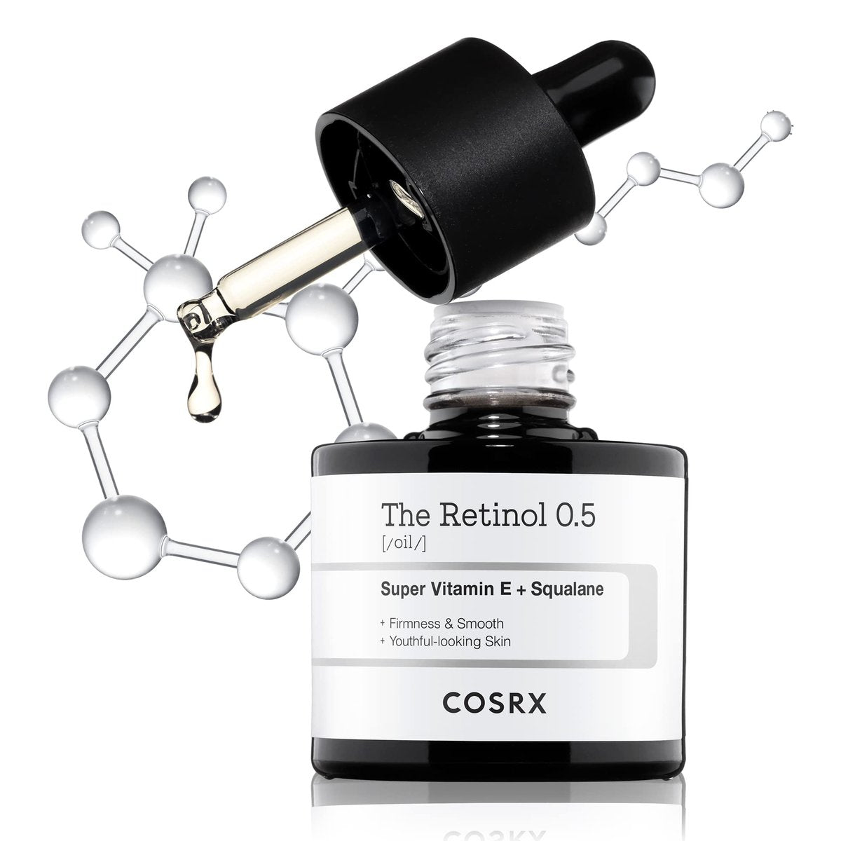 COSRX Retinol 0.5 Oil – Anti-Aging Face Serum with 0.5% Retinoid, Reduces Wrinkles & Fine Lines, Gentle Korean Skincare for Day & Night, Not Tested on Animals - görsel 1