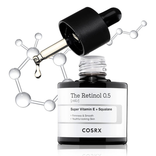 COSRX Retinol 0.5 Oil – Anti-Aging Face Serum with 0.5% Retinoid, Reduces Wrinkles & Fine Lines, Gentle Korean Skincare for Day & Night, Not Tested on Animals
