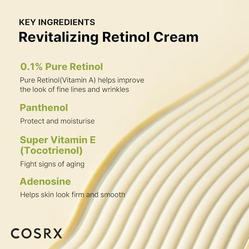 COSRX Retinol 0.1% Cream - Anti-Aging Eye & Neck Cream for Firming, Reducing Wrinkles & Fine Lines - Gentle Daily Korean Skincare (0.67 oz) - görsel 8