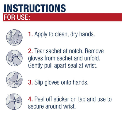 Aquaphor Repairing Hand Masks – Moisturizing Gloves for Dry, Cracked Hands (Pack of 6) Avelisse