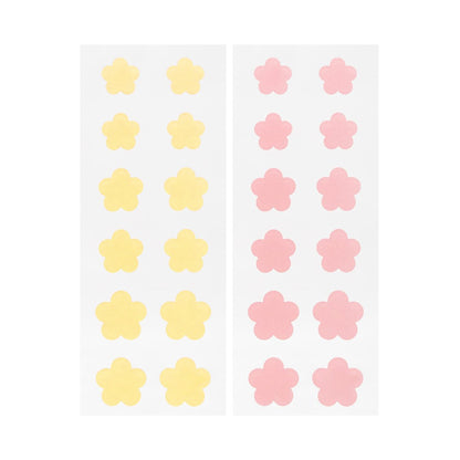 The Crème Shop Petal Perfect Skin Hydrocolloid Acne Patches - Pink & Yellow (3 Pack) | Pimple Patches for Face