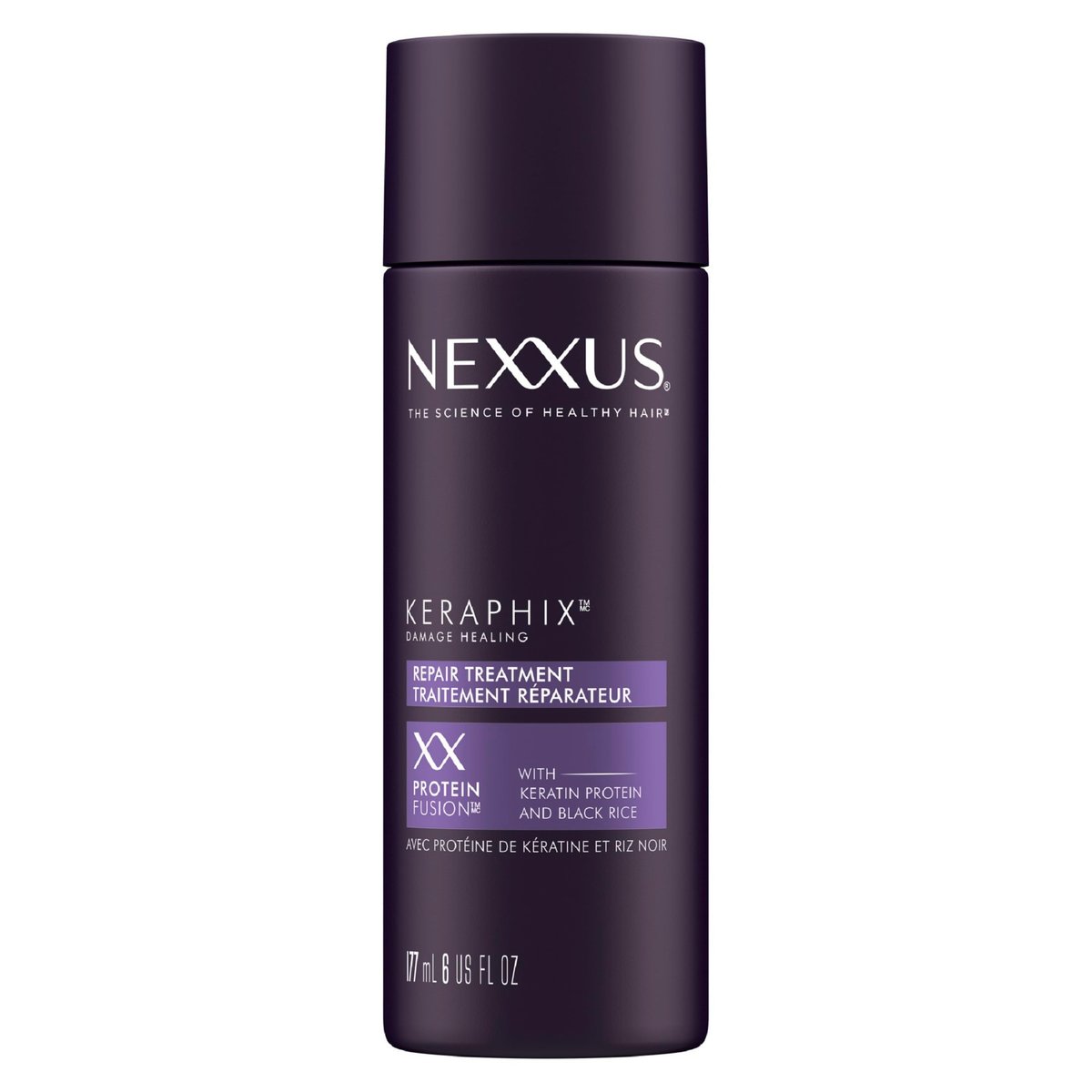Nexxus Keraphix Damage Repair Pre-Wash Treatment Cream for Damaged Hair with Keratin Protein & Black Rice, 6 oz Avelisse