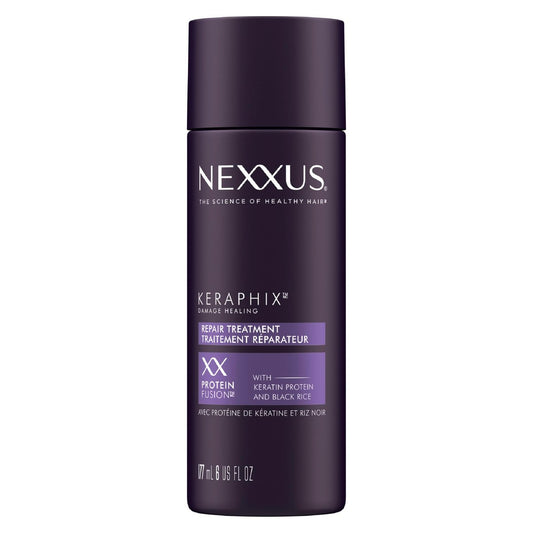 Nexxus Keraphix Damage Repair Pre-Wash Treatment Cream for Damaged Hair with Keratin Protein & Black Rice, 6 oz Avelisse