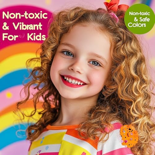 M&U Glitter Lip Gloss Set with Carrying Case - 12 Assorted Flavors Moisturizing Shimmer Glossy Lip Makeup for Kids and Teens Ages 5+ - görsel 4