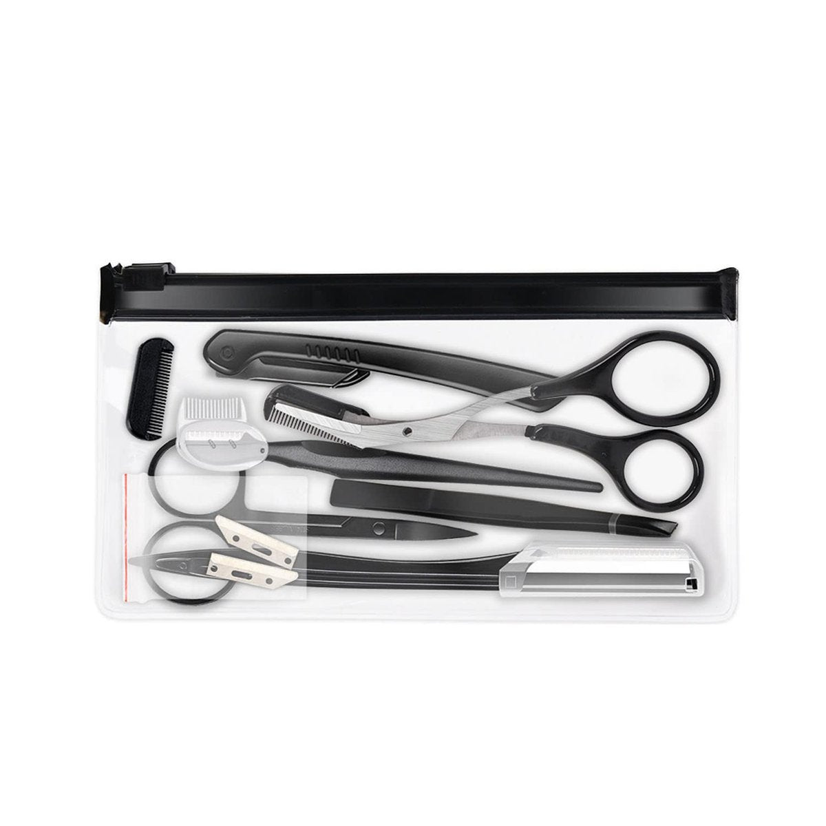 ZTRHYOO 11-in-1 Eyebrow Razor & Dermaplaning Kit – Stainless Steel Face Razors for Women & Men - görsel 13