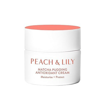 Peach & Lily Matcha Pudding Antioxidant Cream - Hydrating Face Moisturizer with Green Tea & Niacinamide, Vegan & Cruelty-Free Korean Skincare (1.69 fl oz) Avelisse