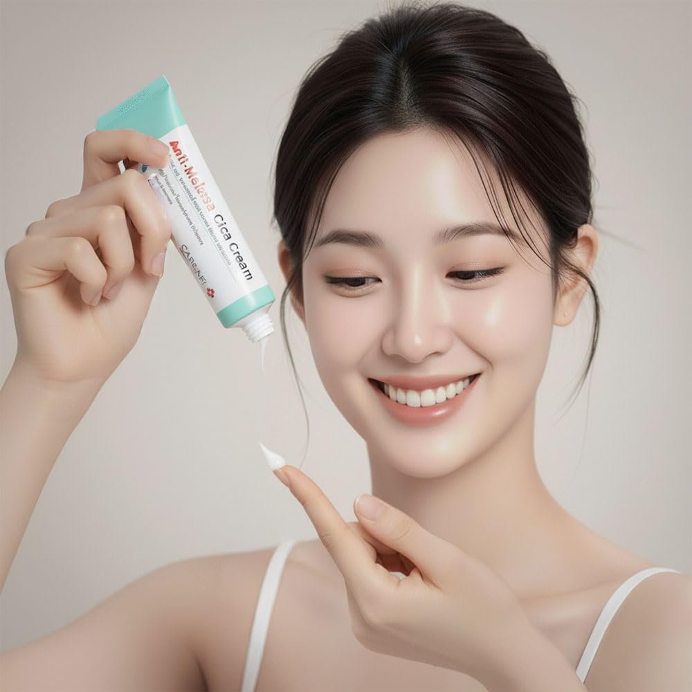 CARE:NEL Melasma Treatment Face Cream - Dark Spot Remover with Centella Asiatica - Korean Skin Care 40ml Avelisse