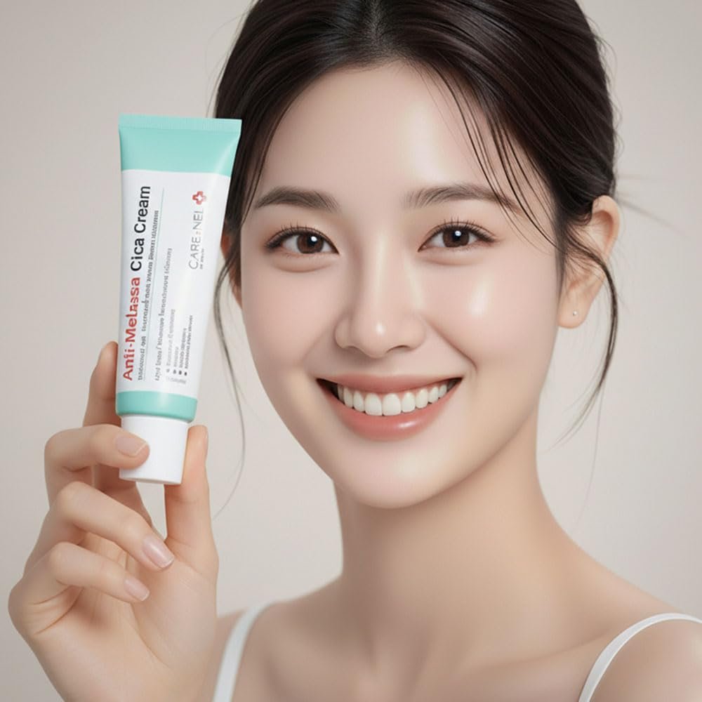 CARE:NEL Melasma Treatment Face Cream - Dark Spot Remover with Centella Asiatica - Korean Skin Care 40ml Avelisse