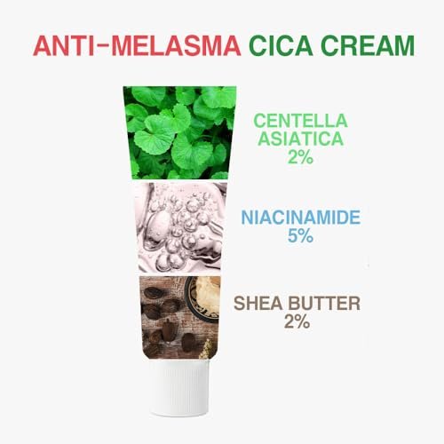 CARE:NEL Melasma Treatment Face Cream - Dark Spot Remover with Centella Asiatica - Korean Skin Care 40ml Avelisse