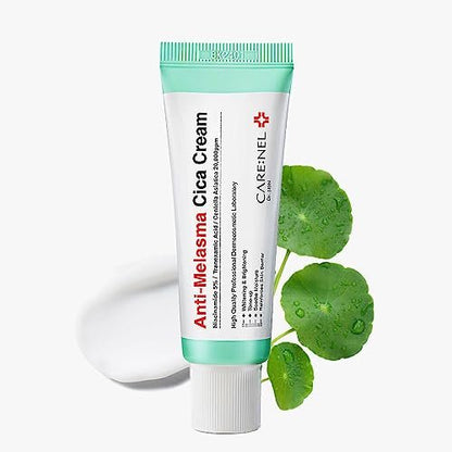 CARE:NEL Melasma Treatment Face Cream - Dark Spot Remover with Centella Asiatica - Korean Skin Care 40ml Avelisse