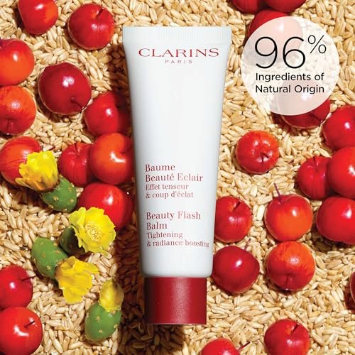 Clarins Beauty Flash Balm – 3-in-1 Hydrating Face Mask, Makeup Primer & Radiance Booster, 1.7 oz Avelisse
